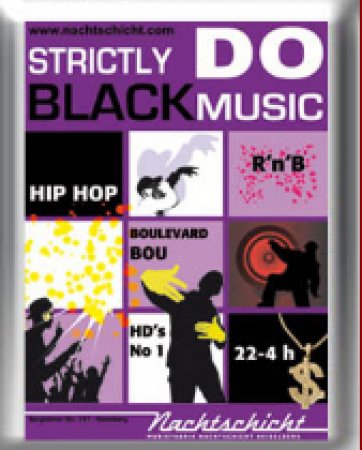 Strictly Black Music Werbeplakat