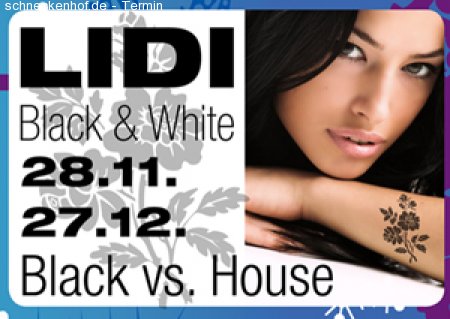 Lidi- Black & White Special Werbeplakat