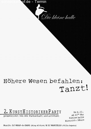 Höhere Wesen befahlen: Tanzt! Werbeplakat