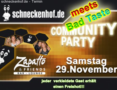 Community Party *SPEZIAL* Werbeplakat