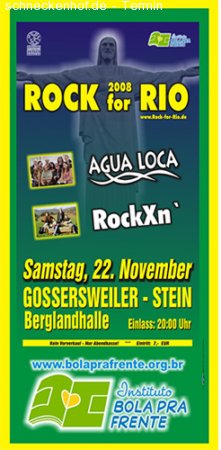 Rock for Rio Werbeplakat