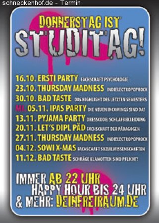 Thursday Madness- IndieElectro Werbeplakat