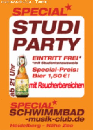 Studi Party Werbeplakat