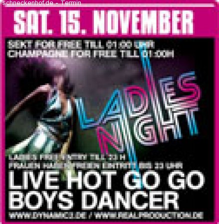 Ladies Night Werbeplakat