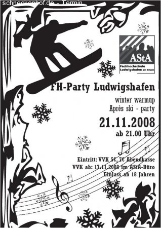 FH Party Werbeplakat