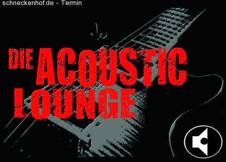 Die Acoustic Lounge Werbeplakat