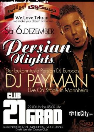 Persian Nightz Werbeplakat