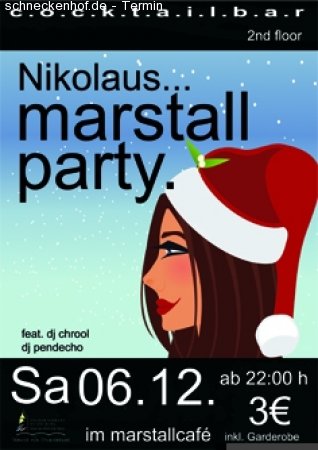 Nikolaus... Marstallparty Werbeplakat