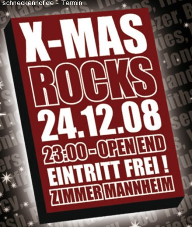 X-Mas Rocks Werbeplakat