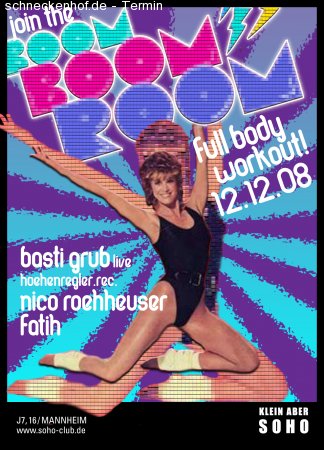 Boom Boom Room Werbeplakat