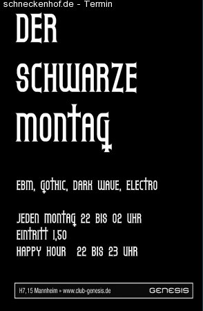 Der schwarze Montag Werbeplakat