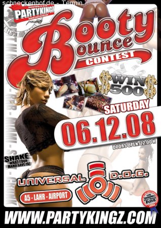 PARTYKINGZ' BOOTY BOUNCE Werbeplakat