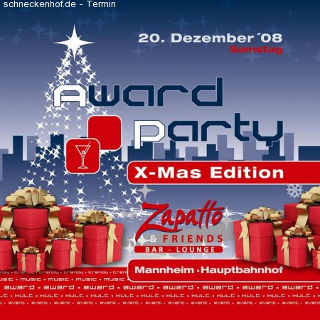 AWARD PARTY :: X-MAS:: Werbeplakat