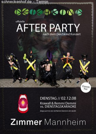 Deichkind Aftershowparty Werbeplakat