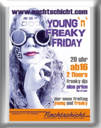 Young'n'Freaky Friday Werbeplakat