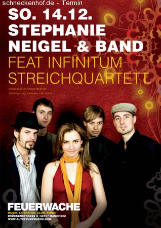 Stephanie Neigel&Band&String Werbeplakat