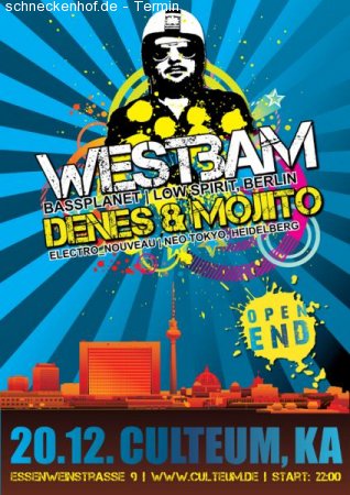 Westbam @ Culteum Werbeplakat