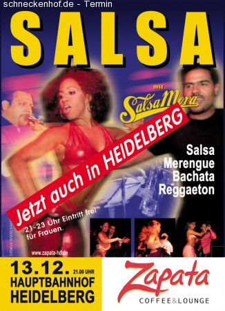 Salsa mit SalsaMora Werbeplakat