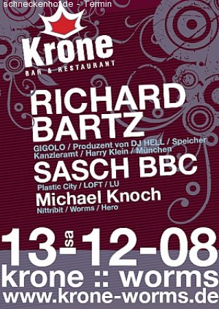 13.12.2008 - RICHARD BARTZ LIV Werbeplakat