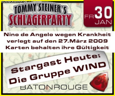 Tommy Steiner’s Schlagerparty Werbeplakat