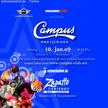 Campus Club Werbeplakat