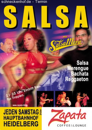 Salsa mit SalsaMora Werbeplakat