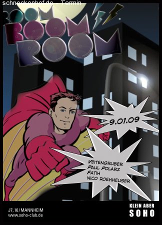 Boom Boom Room Werbeplakat