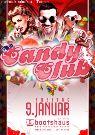 Candy Club Werbeplakat