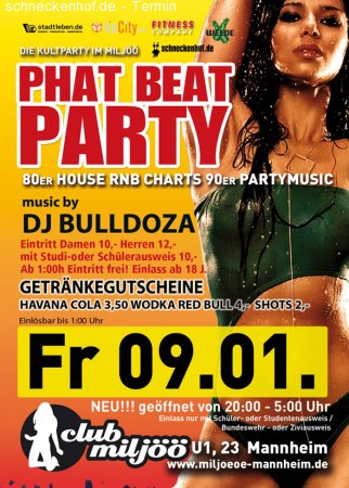 Phatbeat Party Werbeplakat