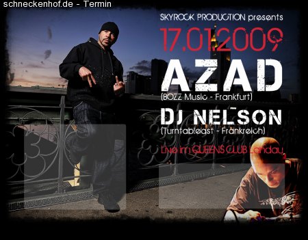 AZAD Live Werbeplakat