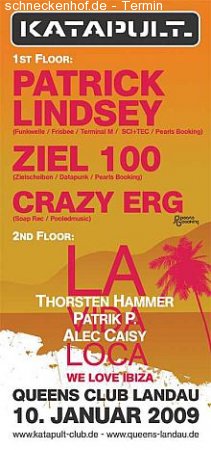 PATRICK LINDSEY + ZIEL 100 @ Q Werbeplakat