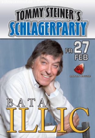 Tommy Steiner’s Schlagerparty Werbeplakat