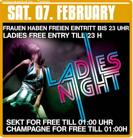 LADIES NIGHT Werbeplakat