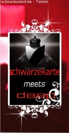 schwarzekarte.de meets deep Werbeplakat