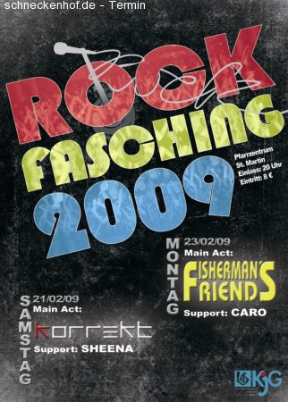 Rockfasching 2009 Werbeplakat