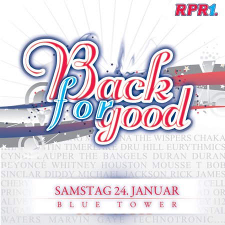 BACK For GOOD powered by RPR1 Werbeplakat