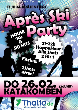 F§ Jura: Après Ski Party Werbeplakat