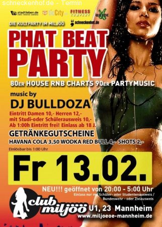 Phatbeat Party Werbeplakat