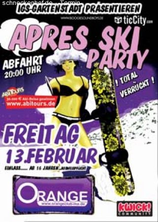 ApresSki Abi - Party Werbeplakat