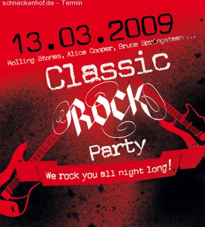 Classic Rock Party Werbeplakat