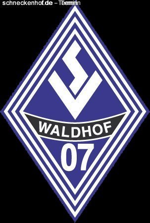 Fackellauf für den SV Waldhof Werbeplakat