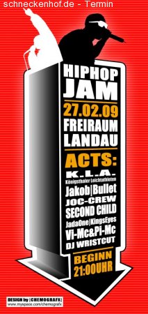 Hip Hop JAM Werbeplakat