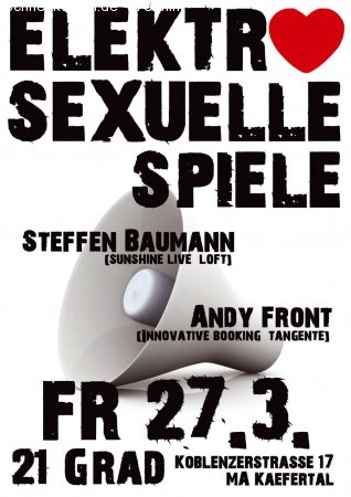 Elektrosexuelle Spiele Werbeplakat