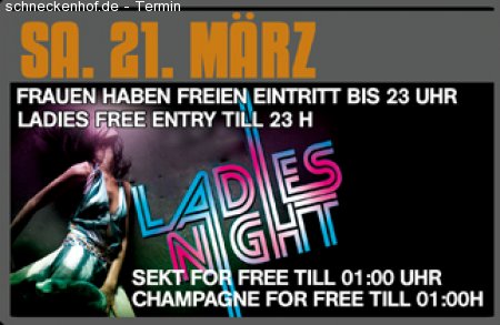 Ladies Night - Orange Club MA Werbeplakat