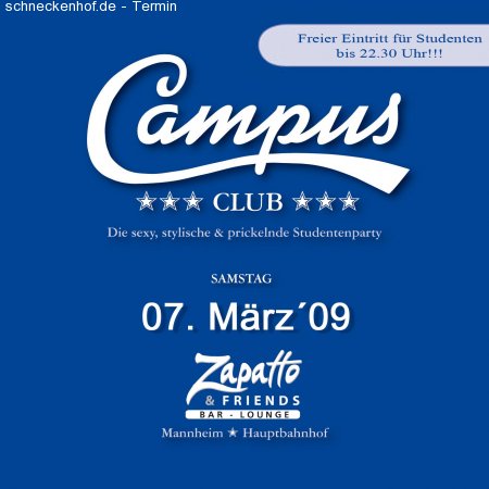 Campus Club Werbeplakat