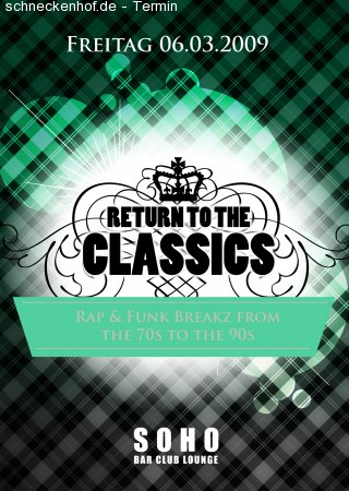 Return to the Classics Werbeplakat