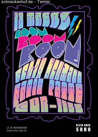 Boom Boom Room Werbeplakat