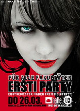 Erstiparty Werbeplakat