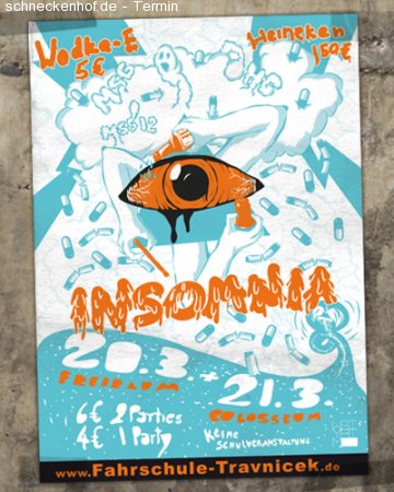 Insomnia - ... 2 Tage wach Werbeplakat