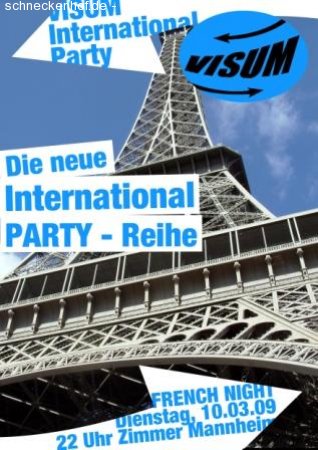 VISUM International Party Werbeplakat